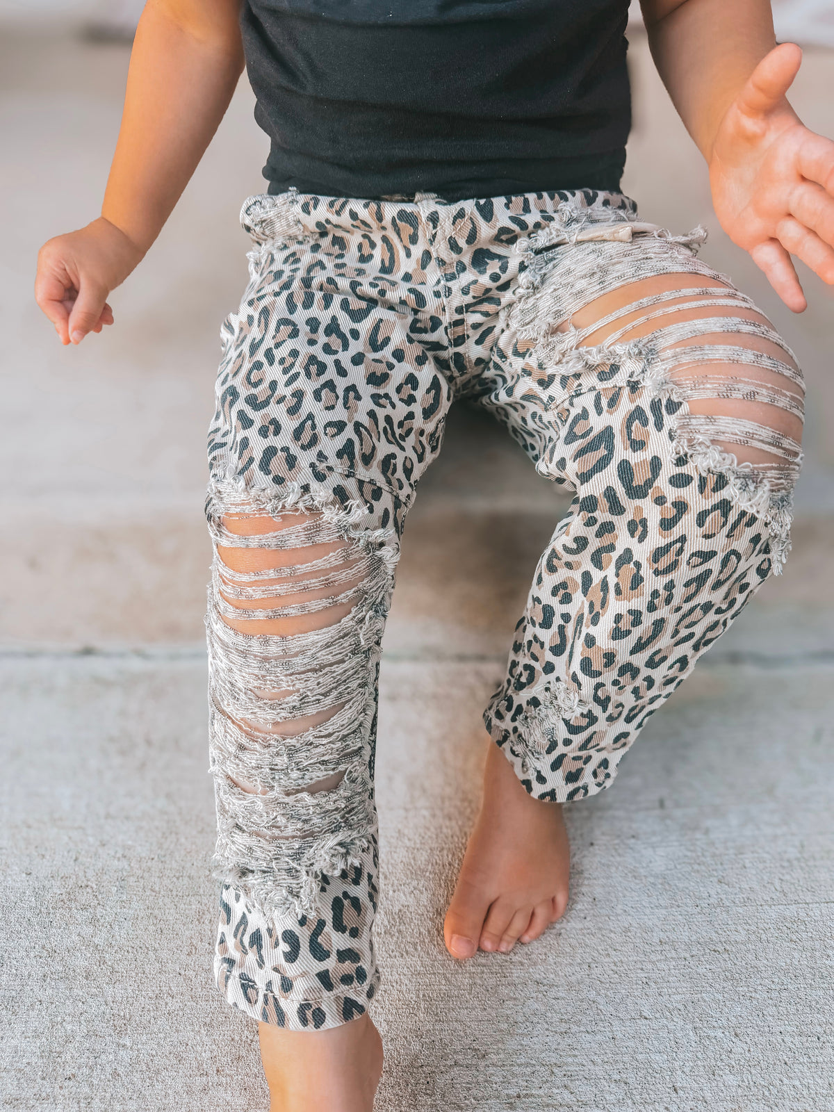 Leopard Society Jeans