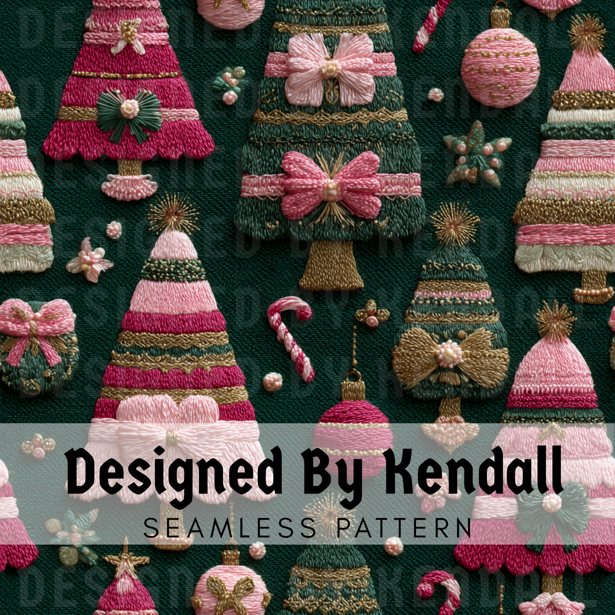 Embroidery 3D Christmas