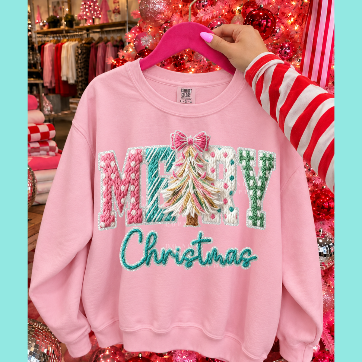 merry Christmas knitted
