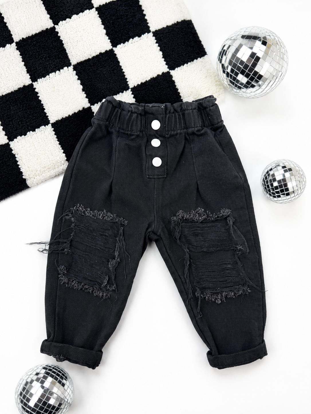 2T paperbag waist jeans
