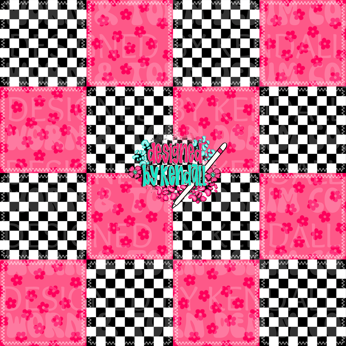 Checks & Daisies Patchwork