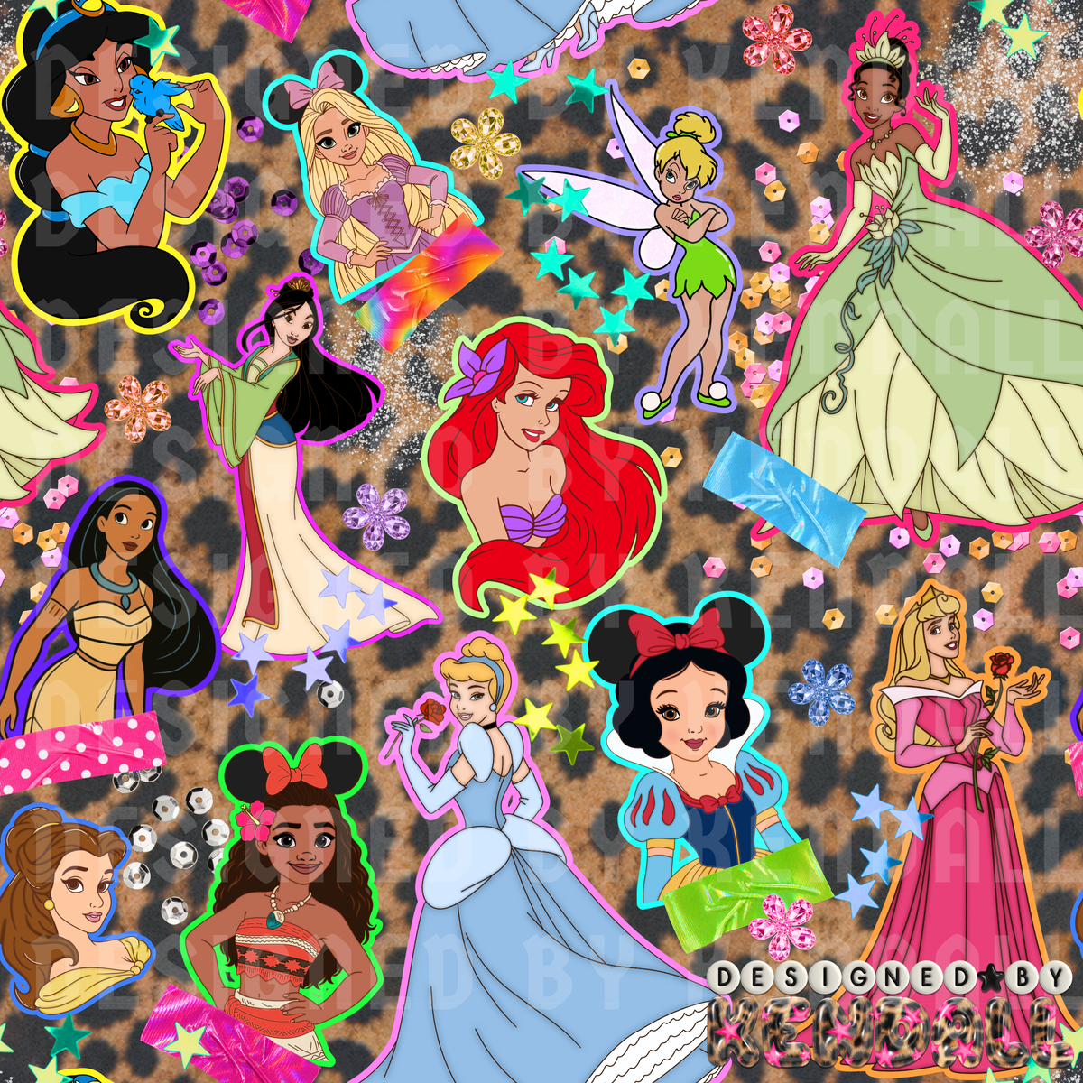 princess scrapbook mash