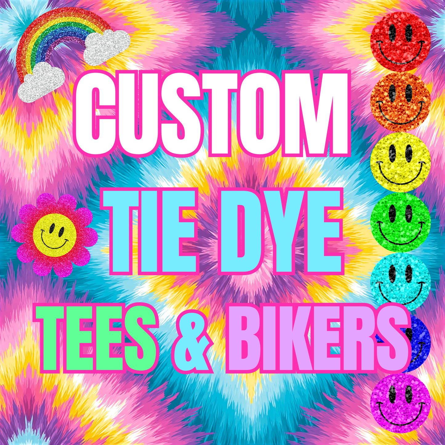 CUSTOMS ⭐️ CARSON’S TIE DYE ⭐️ (read description)