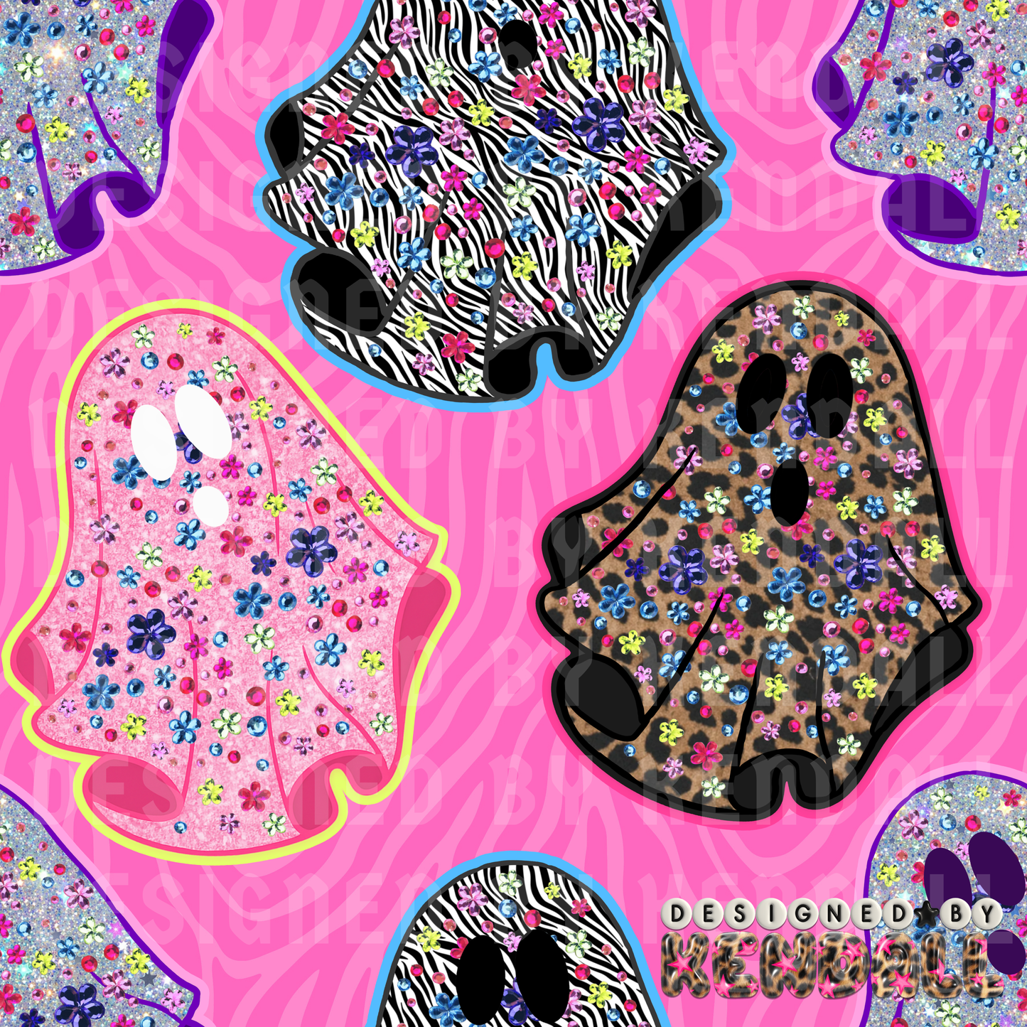 Groovy Ghouls Zebra