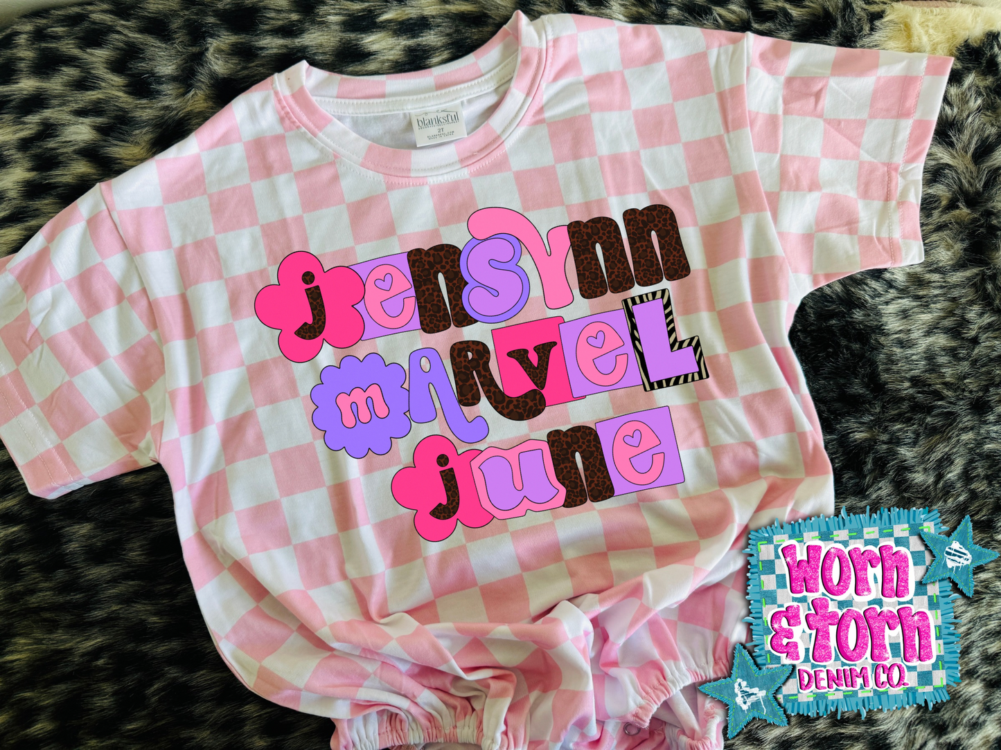 Custom Name Tees / Bubbles (read description)