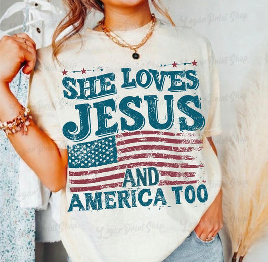 Loves Jesus & America