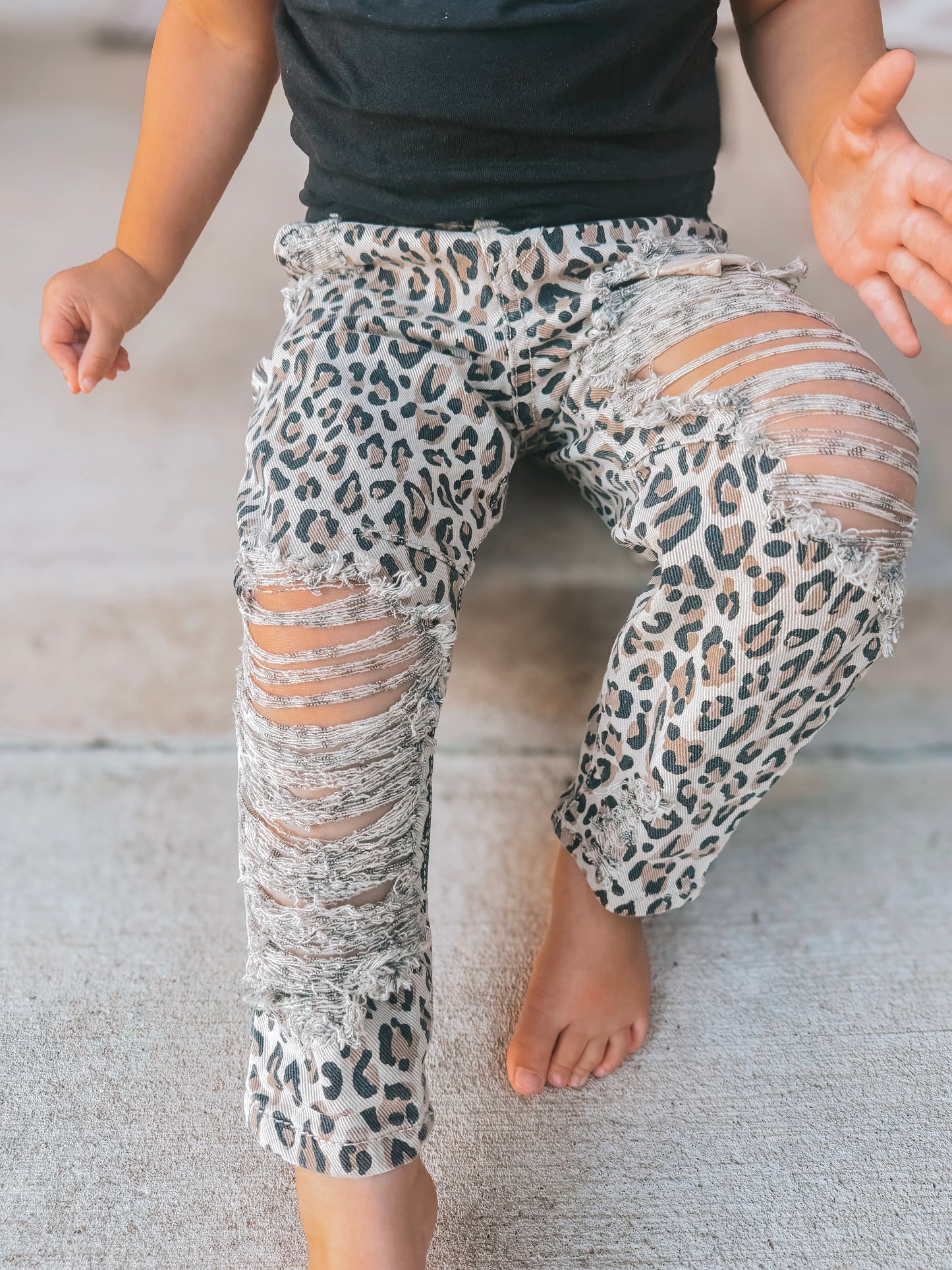 Leopard Society Jeans