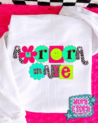 Custom Name Tees / Bubbles (read description)