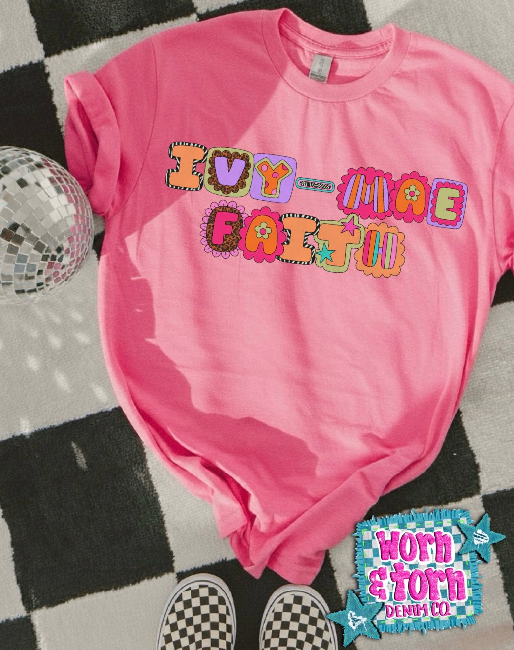 Custom Name Tees / Bubbles (read description)