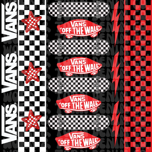 Vans Bro Red/Black — SEAMLESS