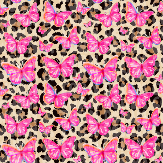 Leopard Butterflies — SEAMLESS
