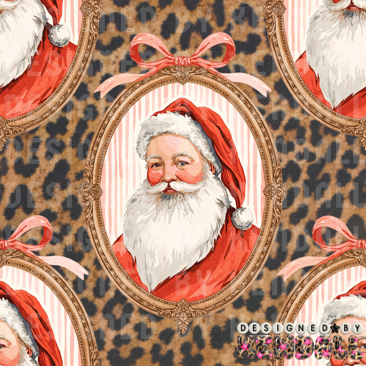 Santa leopard