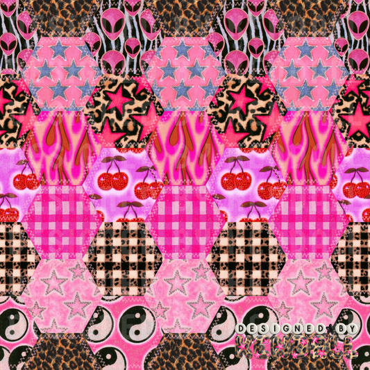 chaos girly patchwork