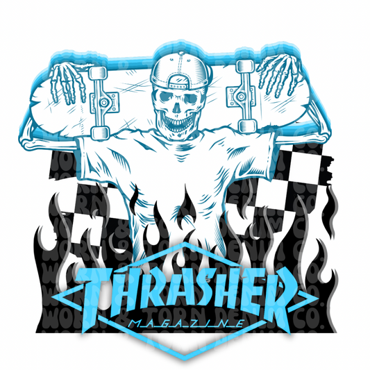 Skater Skelly — PNG