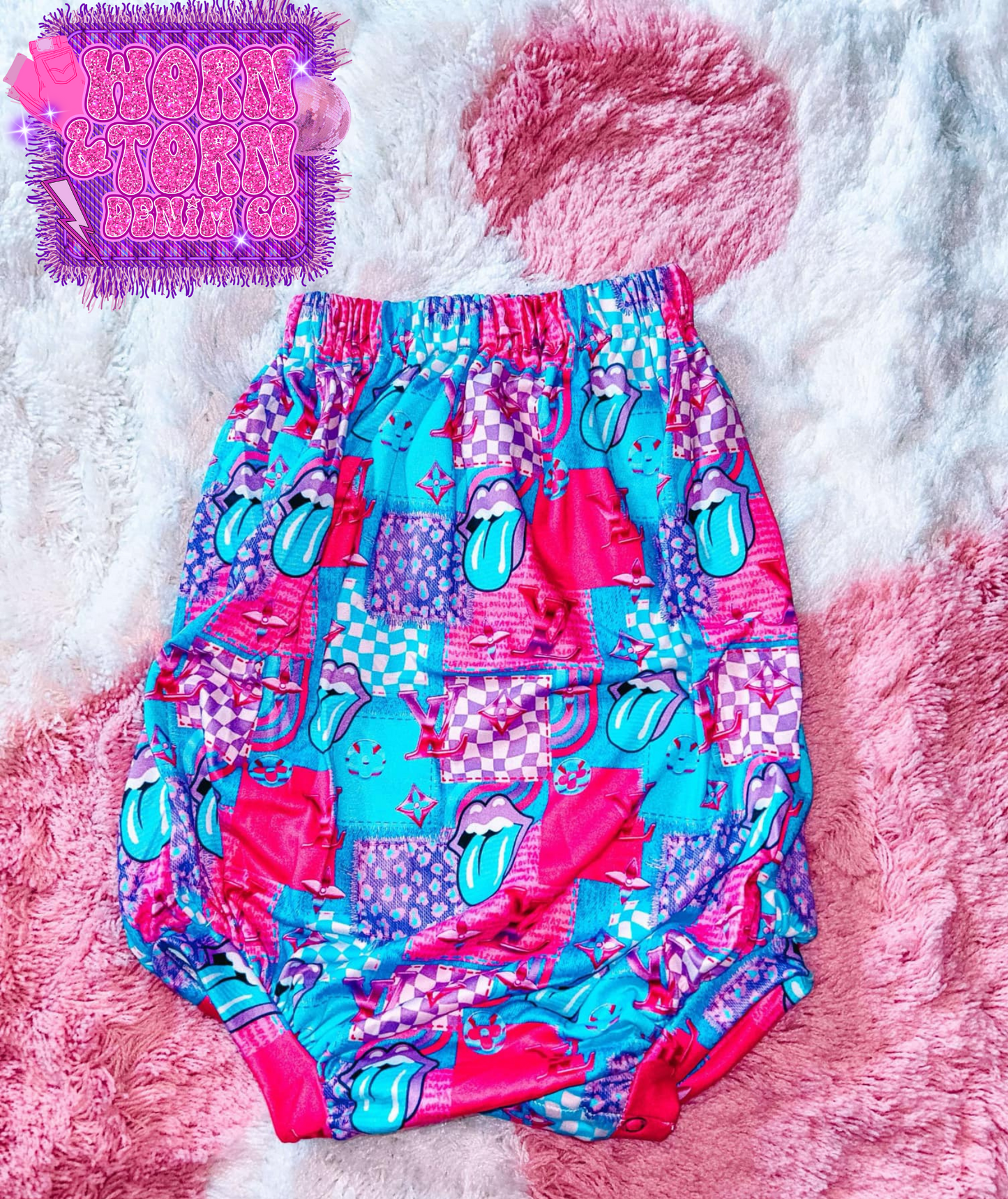 Boujee Girl Strapless Romper