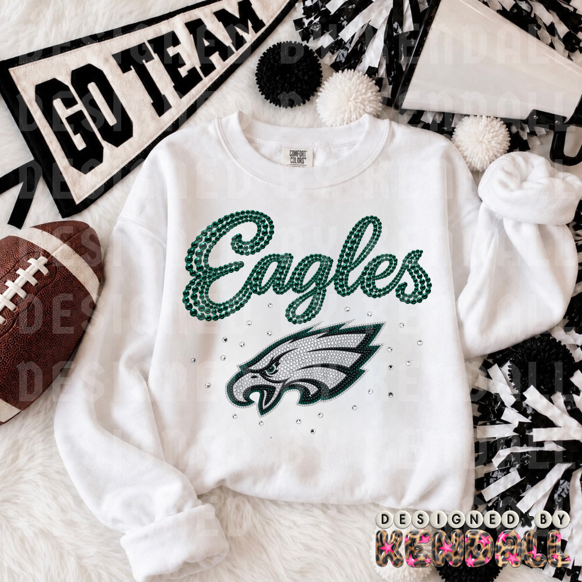 eagles rhinestones