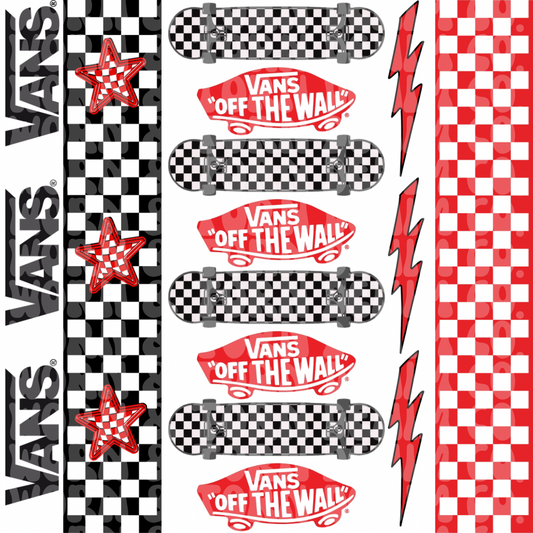 Vans Bro Red/White — SEAMLESS