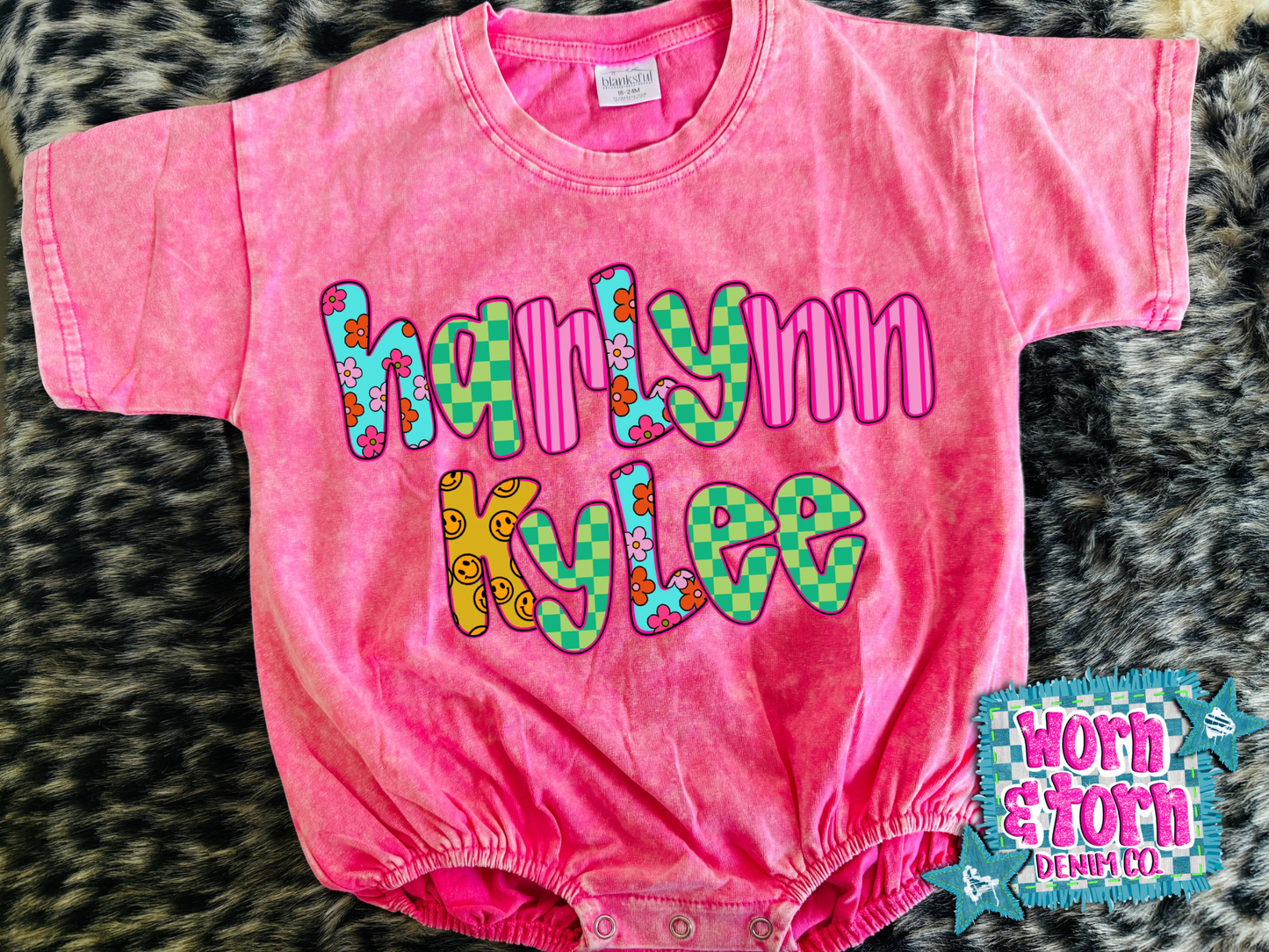 Custom Name Tees / Bubbles (read description)