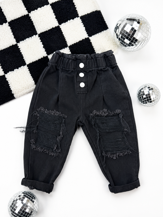 2T paperbag waist jeans
