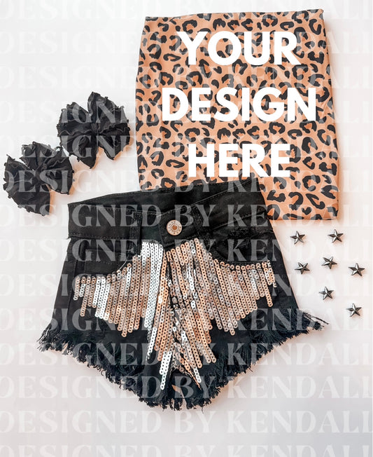 Cheetah Tee Blanksful MOCK UP