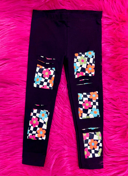 Patched Leggings