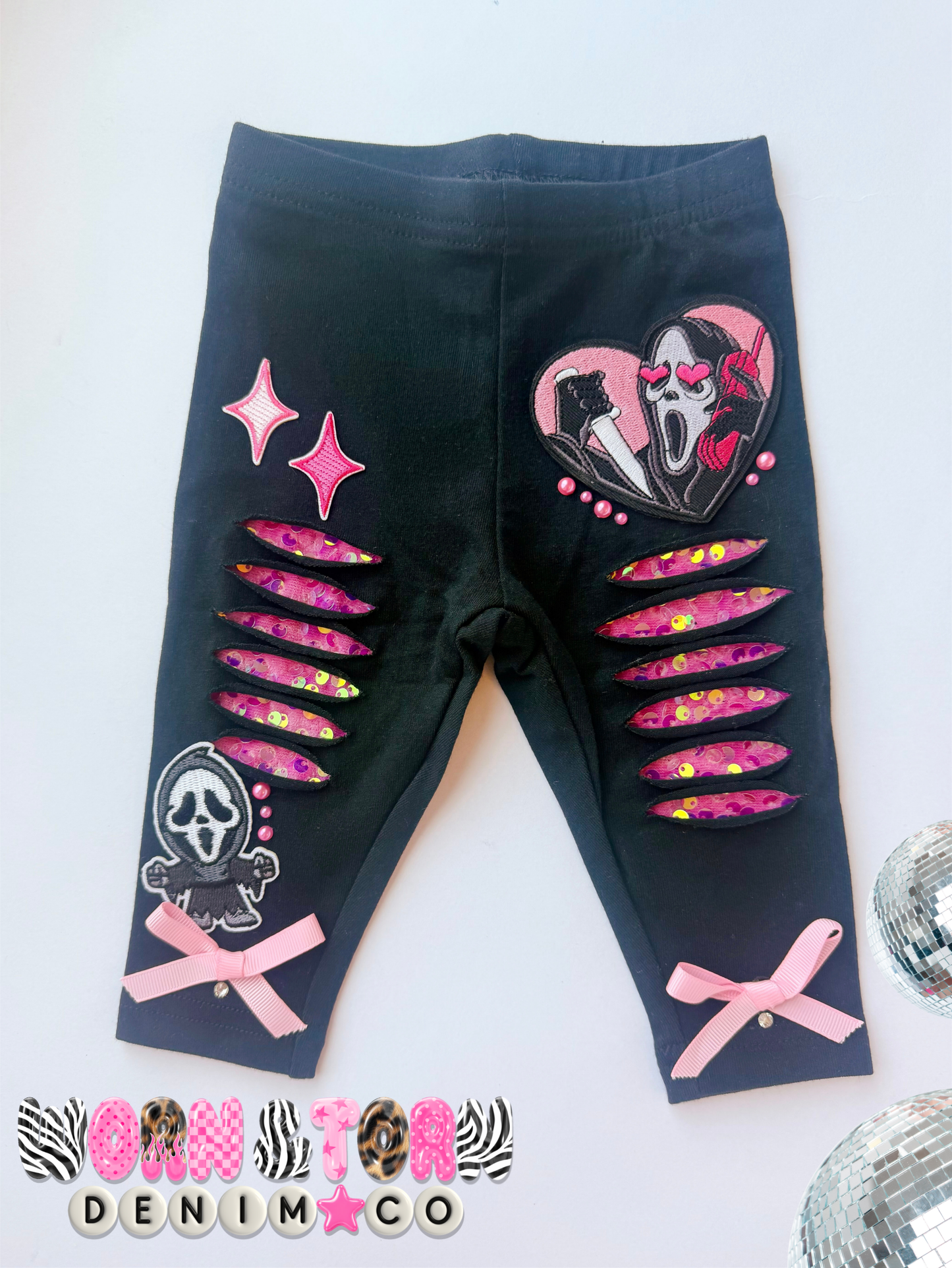 Slashed & Shredded Leggings (READ DESCRIPTION BEFORE ORDERING)
