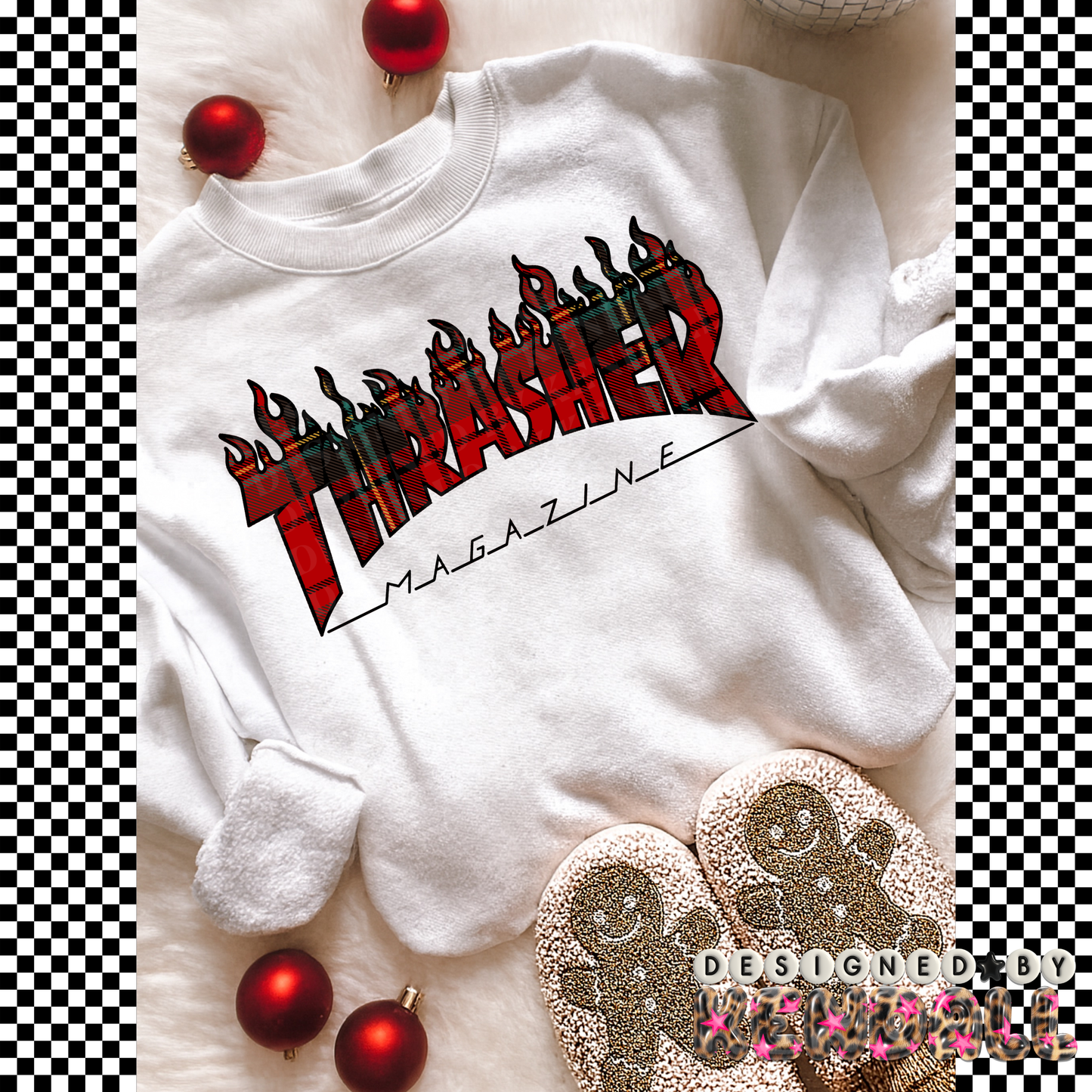 thrasher plaid christmas