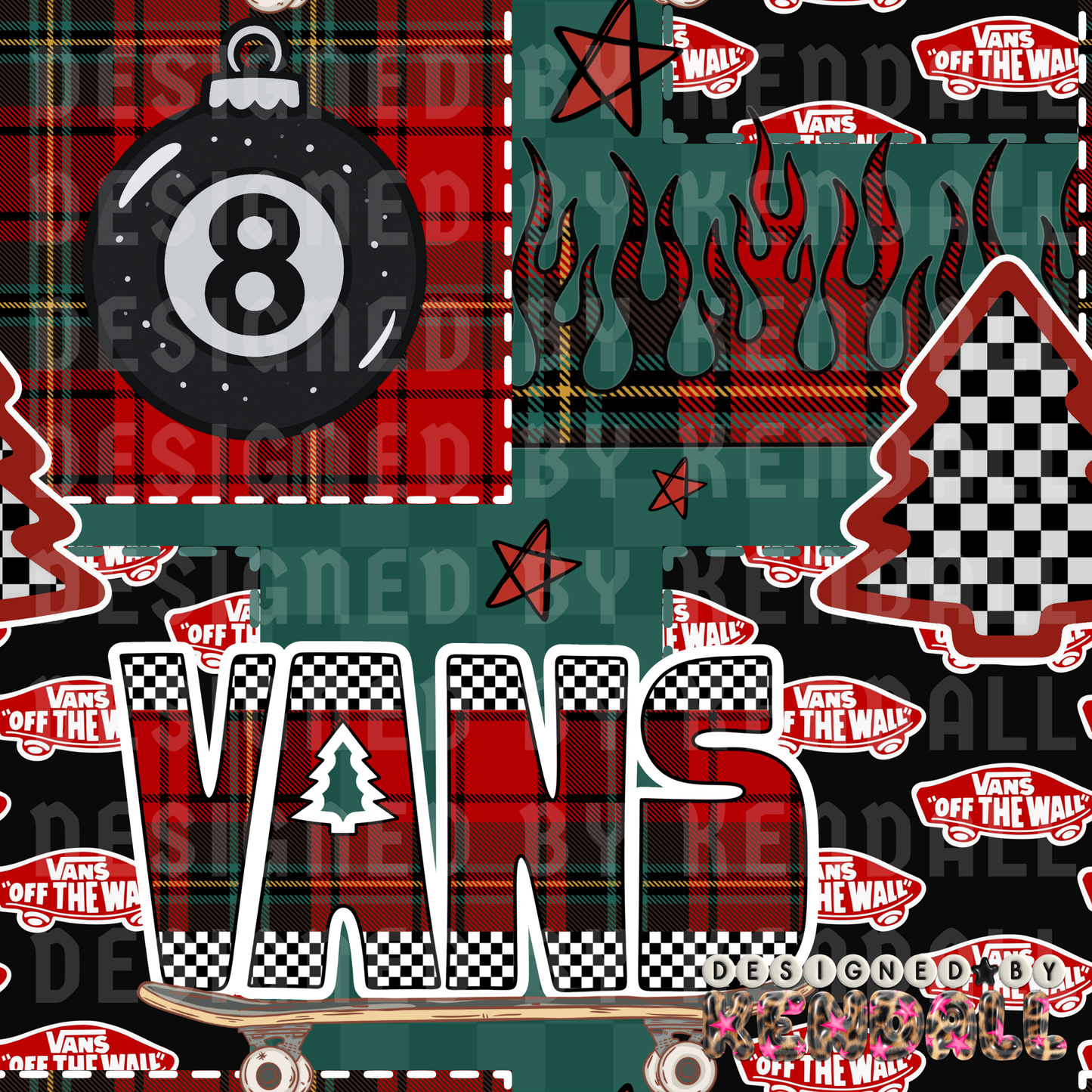 vans xmas #1 (+checkered coord)