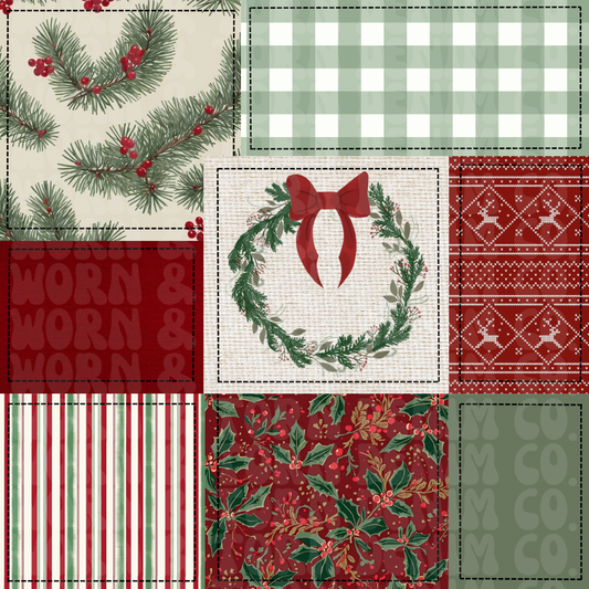 Classic Christmas Patchwork — SEAMLESS