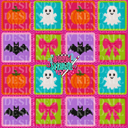 Crochet Halloween Seamless (Bundle of 3)