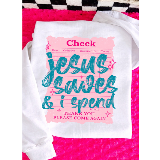Jesus Saves, I spend