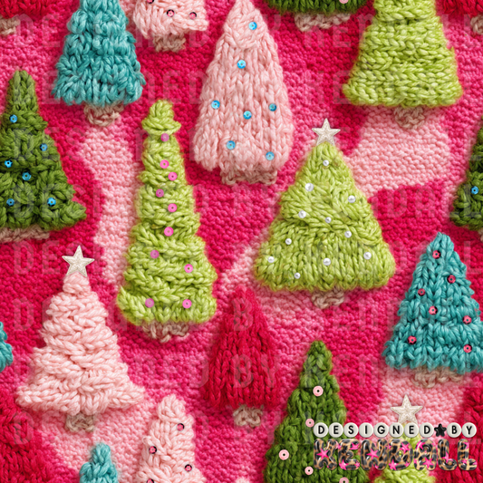 Knitmas trees