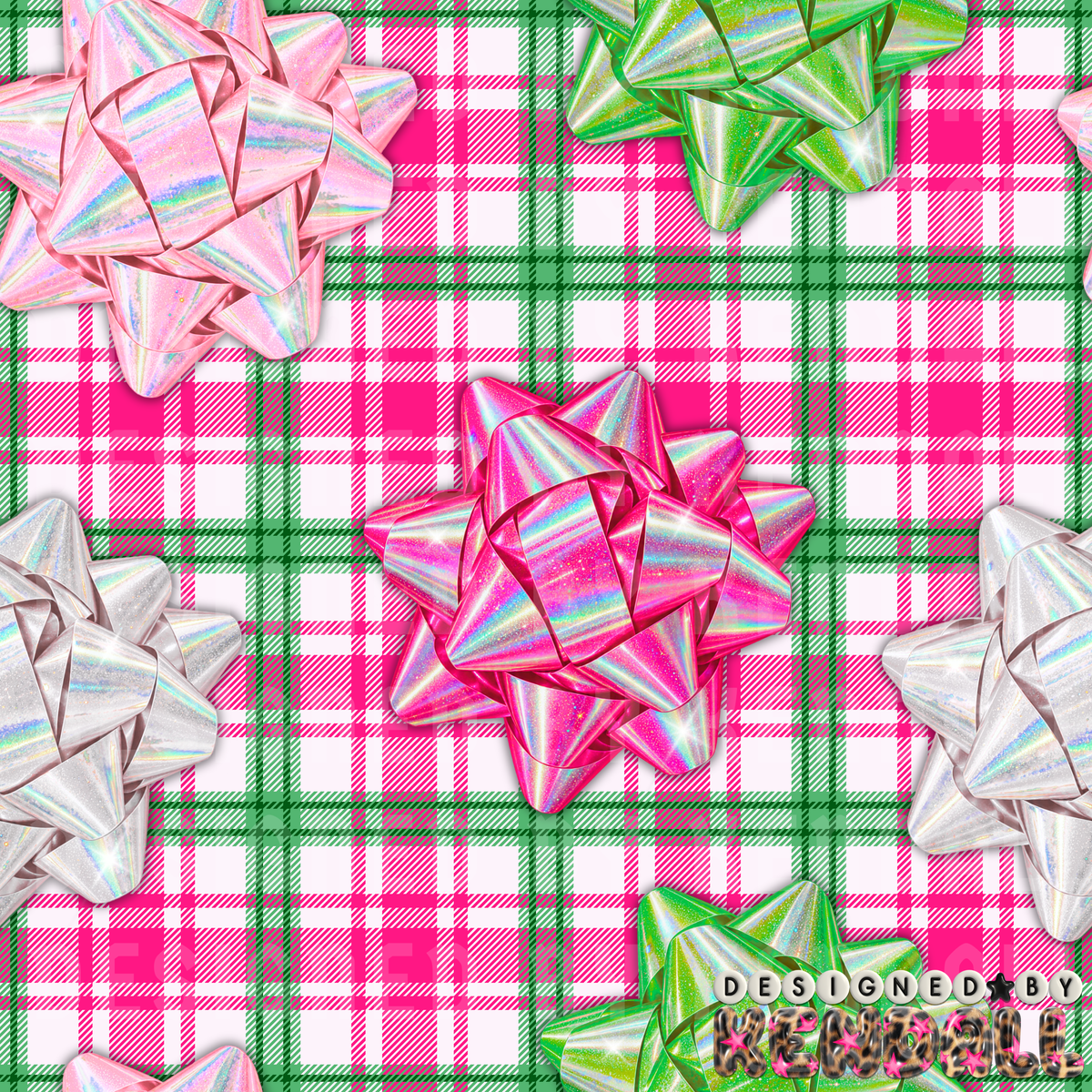 plaid bows