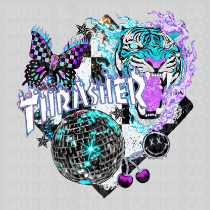 Thrasher Neon — PNG