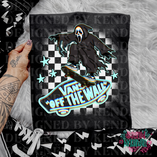 ghost face off the wall PNG