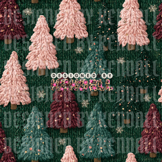 knitted trees