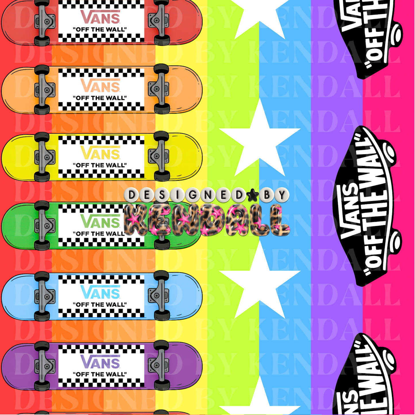 vans rainbow