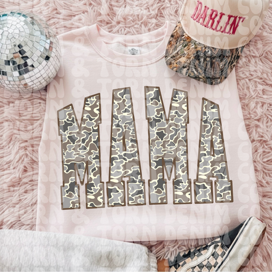vintage camo mama